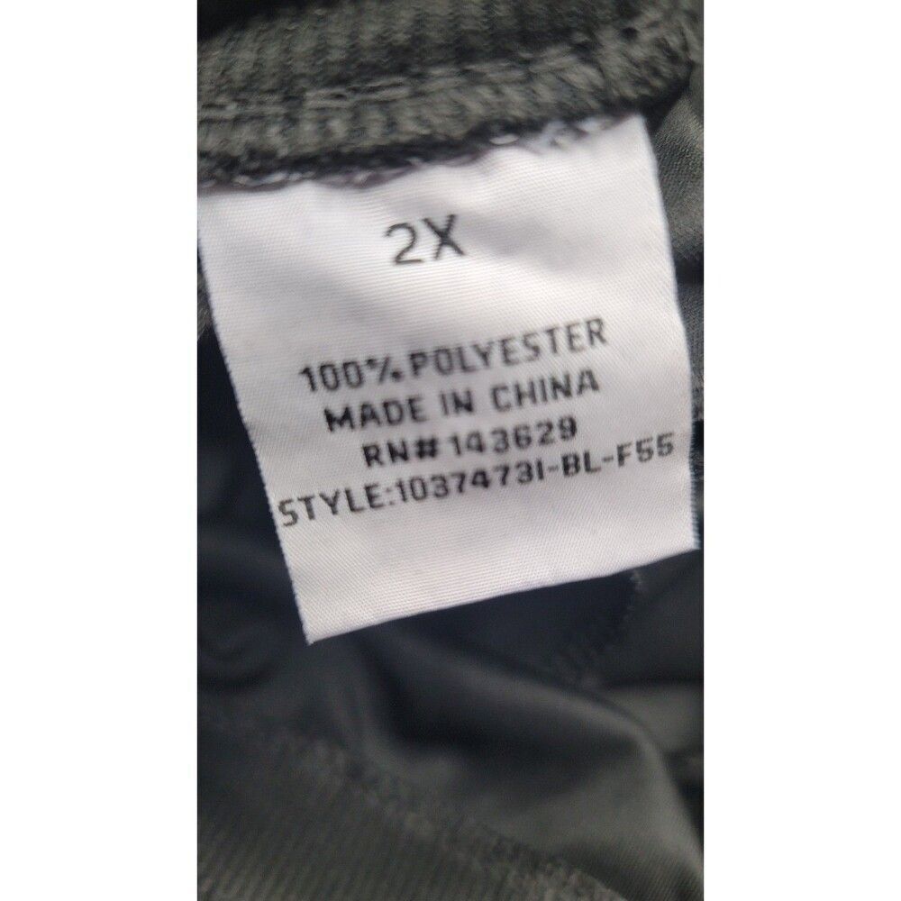 Encrypted Cargo Jogger Pants Mens 2X Black Zip Pockets Stretch NEW - Picture 8 of 13